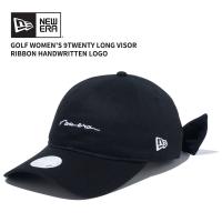 ニュー エラ NEW ERA Women's 9TWENTY ロングバイザー リボン ブラック レディース ゴルフ キャップ 帽子  [BB] | Neo Globe Yahoo!店