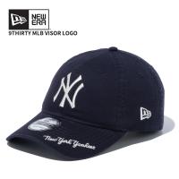 ニュー エラ NEW ERA 9THIRTY MLB Visor Logo ニューヨーク・ヤンキース ネイビー キャップ 帽子 | Neo Globe Yahoo!店