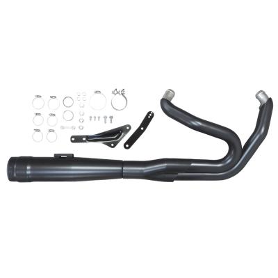 ハーレーソフテイル　2in1マフラー M8ソフテイル 2in1フルエキゾーストマフラー ブラック ZARD