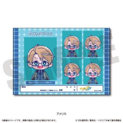ヘタリア　アメリカ　メタルグッズ5点 ヘタリア World☆Stars アメリカ つままれ (キャラクターグッズ