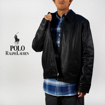 POLO RALPH LAUREN レザーライダースジャケット(メンズ革ジャン POLO RALPH LAUREN レザーライダースジャケット(メンズ革ジャン