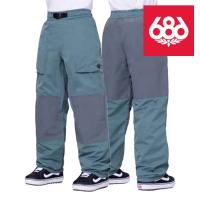 [日本正規品]スノーボード ウェア シックスエイトシックス パンツ 2024 686 MEN'S 2.5L GHOST PANT Cypress Green ゴーストパンツ スノボー 23-24 男性 メンズ | Ne.S.T