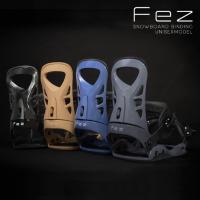 2024年ニューモデル ビンディング スノーボード FEZ BINDING All Black オールブラック 黒 Midnight Grey ミッドナイトグレー 青 スノボ 軽量 ビギナー