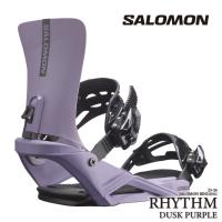 [日本正規品]スノーボード ビンディング サロモン リズム 2024 SALOMON RHYTHM Dusk Purple ダスクパープル 紫 バインディング スノボー 23-24 男性 メンズ | Ne.S.T