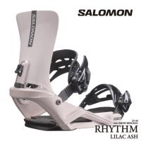 [日本正規品]スノーボード ビンディング サロモン リズム 2024 SALOMON RHYTHM Lilac Ash ライラックアッシュ バインディング スノボー 23-24 男性 メンズ | Ne.S.T