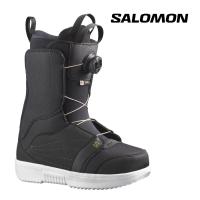 [日本正規品]スノーボード ブーツ サロモン パールボア 2024 SALOMON PEARL BOA Black White Gold スノボー 23-24 女性 レディース ウーマンズ | Ne.S.T