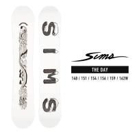 [日本正規品]スノーボード 板 ボード シムス ザ・デイ ホワイト 白 2024 SIMS THE DAY White スノボー 23-24 男性 メンズ | Ne.S.T