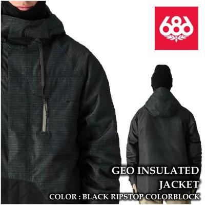 新品 686 メンズスノボウエア L Geo Insulated Jacket 686 Geo Insulated Men's Jacket | Alpine / Apparel