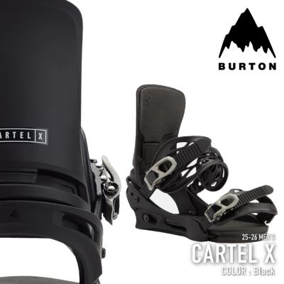 BURTON バートン CARTEL X カーテルエックス ブラックMサイズ BURTON（バートン） 25-26 BURTON/バートン CARTEL X カーテルエックス