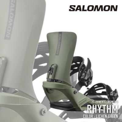 SALOMON スノーボード ビンディング（色：グリーン系）｜スノーボード