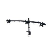 サンワサプライ モニターアーム 3画面・横並び ブラック CR-LAC312BK 組立式 | ネットプラザ