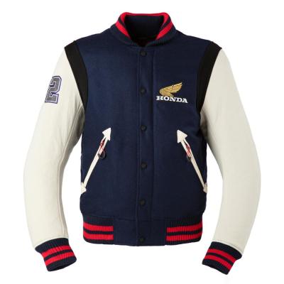 Snap-on ネイビー バイクジャケット スタジャン ニューヨーク ヤンキース サテン ジャケット スタジャン YANKEES