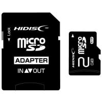 マイクロSDカード 2GB SD変換アダプタ付き ケース付き microSD HDMCSD2GCLJP3/0172　HIDISC | 森のネット