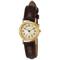 シチズン ファルコン 腕時計 日本製ムーブメント 革ベルト ゴールド/ブラウン レディース 婦人 QA63-103/9778 | 森のネット