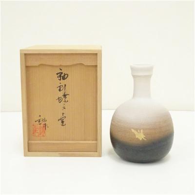 朱釉 花瓶｜小型壺｜艶のある赤釉｜床の間・玄関飾り 床の間 壺の商品一覧 通販 - Yahoo!ショッピング