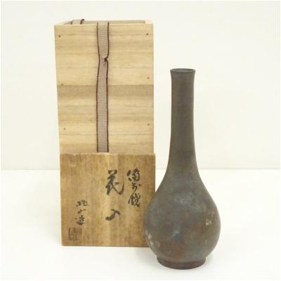 備前焼　花瓶 備前焼 花瓶 一輪挿し - メルカリ