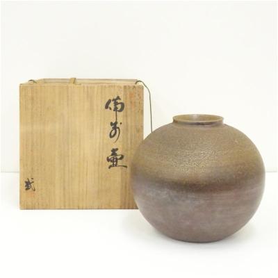 備前焼　花瓶　共箱付き 備前焼 瓶子形花入 佐藤苔助造 共箱 : 茶道具商 越中屋 - 通販