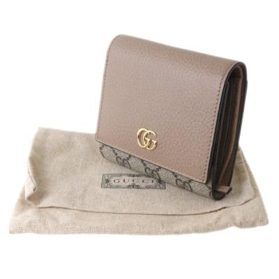 未使用品 GUCCI グッチ リザード ジャッキーライン 二つ折り財布 希少 GUCCI（グッチ） ジャッキー 二つ折り財布 ロゴ 茶色 ブラウン 黒