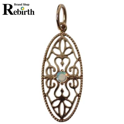 08)（agete／レディース用ペンダントヘッド、チャーム）（石素材