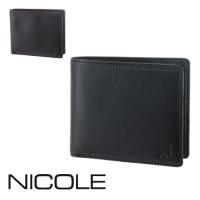 最大P+16% ニコル NICOLE 二つ折り財布 小銭入れなし MENDI III メンディIII 7308002(7305602) メンズ | Newbag Wakamatsu バッグ 財布