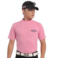 新品★ワイド ハイネック ポロ (XL) 吸水速乾 UV モックネック　ゴルフ 2Pec以上購入で翌日配送 ゴルフウェア メンズ モックネックシャツ