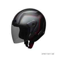 LEAD リード工業 APRET アペレート ジェットヘルメットヘルメット MAT.GM サイズフリー（57〜60cm未満） | NEWFRONTIER