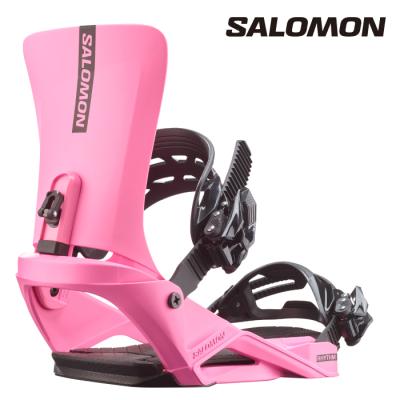 SALOMON スノーボード ビンディング（色：ピンク系）｜スノーボード