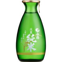 白鶴　上撰　淡麗純米　グリーン瓶　180ml　（単品/1本） | 世界のお酒　ニューヨーク