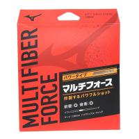 (ミズノ）MIZUNO ＭＵＬＴＩＦＩＢＥＲ　ＦＯＲＣ　Ｅ(マルチファイバーフォース ラケットスポーツ 軟式テニスストリング 63JGN24201 | ネクサススポーツ店