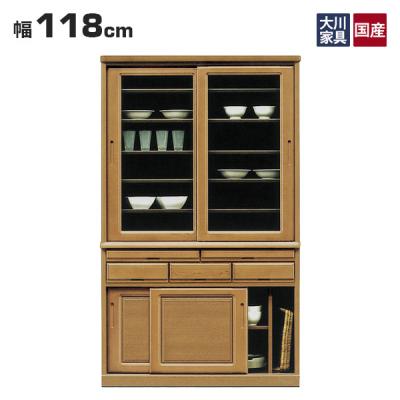 河口家具製作所 国産 日本製 カップボード 食器棚 食器棚(河口家具製作所)