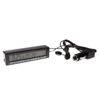 電圧計 デジタル バッテリーチェッカー 時計 温度計 シガーソケット 車内 屋外 車 Deashana S Mh0313 16a Com Shot 通販 Yahoo ショッピング