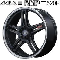 MID RMP 520F ホイール1本 セミグロスブラック/リムポリッシュ 7.0J-18inch 5H/PCD114.3 inset+55 | ネクスト2号店