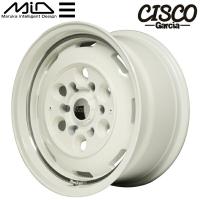 MID ガルシア CISCO ホイール4本 オールドイングリッシュホワイト/リムヴァーレイポリッシュ 6.0J-16inch 5H/PCD139.7 inset-5 | ネクスト2号店