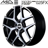 MID RMP 025FX ホイール4本 ブラックポリッシュ/ハイブリッドクリア/Silver 7.0-18 5/100+50 | ネクスト3号店