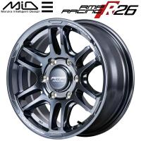 MID RMP RACING R26 ホイール1本 ディープチタンシルバー 6.5J-16インチ 6穴/PCD139.7 インセット+38 | ネクスト4号店