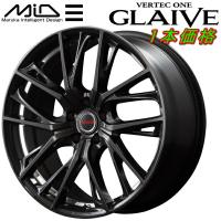 MID VERTEC ONE GLAIVE ホイール1本 ダイヤモンドブラック/リムエッジ＆アンダーカットDC 7.0J-17インチ 5穴/PCD114.3 インセット+40 | ネクストYahoo!ショッピング店