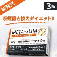 ブラックフライデー メタスリム META-SLIM ニコチンレス スティック ダイエット サポート 3箱セット メンソール ノニコチン 食事量抑える IQOS ILUMA対応 | ネクスビジョンショップ