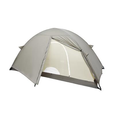 未使用•良質なドーム型テント エアライズ2 ベージュ　2-3人用（57200円） DesertFox テント 2-3人用 4000mm耐水圧 ドームテント 前室あり