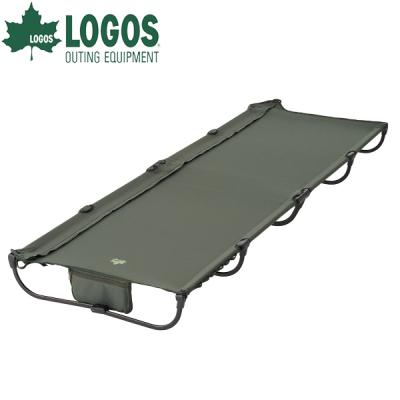 LOGOS - LOGOS ロゴス　コット　キャンプベッド　室内利用　美品 LOGOS ロゴスlogos コット ハイコット 1人用 コンパクト 収納