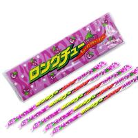 やおきん ロングチュー グレープ (36本入) 駄菓子 お菓子 チューインガム ソフトキャンディ 飴 | 景品玩具 駄菓子の2丁目ひみつ基地