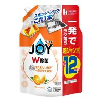 P&amp;G ジョイ W除菌 贅沢シトラスオレンジの香り つめかえ用 超ジャンボ 1550mL 食器用洗剤 | NicoBase Yahoo!店