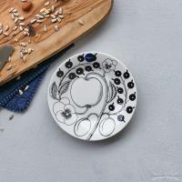 並行輸入品 アラビア パラティッシ ブラック プレート 14cm | 輸入ブランド洋食器専門店2本の剣