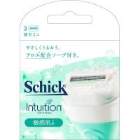 シック Schick イントゥイション 敏感肌用 替刃(3コ入)カミソリ 女性 | nihonsuko