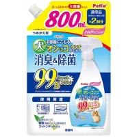 ペティオ (Petio) ハッピークリーン 犬オシッコ・ウンチのニオイ 消臭&amp;amp;除菌 犬用 詰め替え800ml | nihonsuko