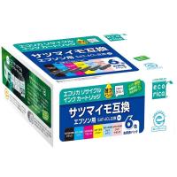 エコリカ エプソン SAT-6CL対応リサイクルインク 6色パック ECI-ESAT-6P 残量表示対応 | nihonsuko