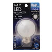 エルパ (ELPA) LED電球G50形 LED電球 照明 E26 1.4W 60lm 昼白色 LDG1N-G-G270 | にじいろ日用品