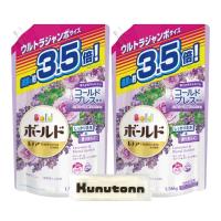 ボールド ジェル 詰め替え 洗濯洗剤 柔軟剤入り洗剤 ラベンダー &amp; フローラルガーデン 1560g 3個セット + Kunutonnオリジ | 虹のショップイエロー