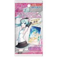 初音ミク メタリックカードコレクションガム 初回限定版 16パック入り