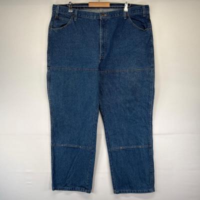 Dickies ディッキーズ ダブルニーデニム超大きいsizeW42used厚手 
