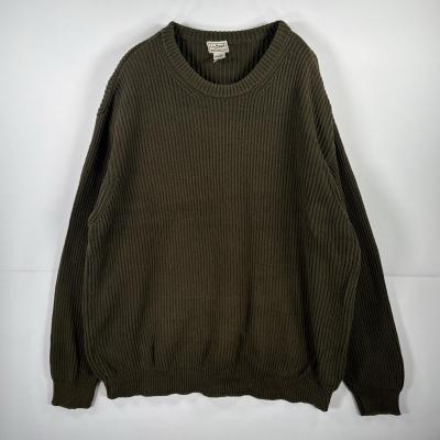 L.L.Bean（エルエルビーン） USA古着 長袖 ニット リブ編み セーター 